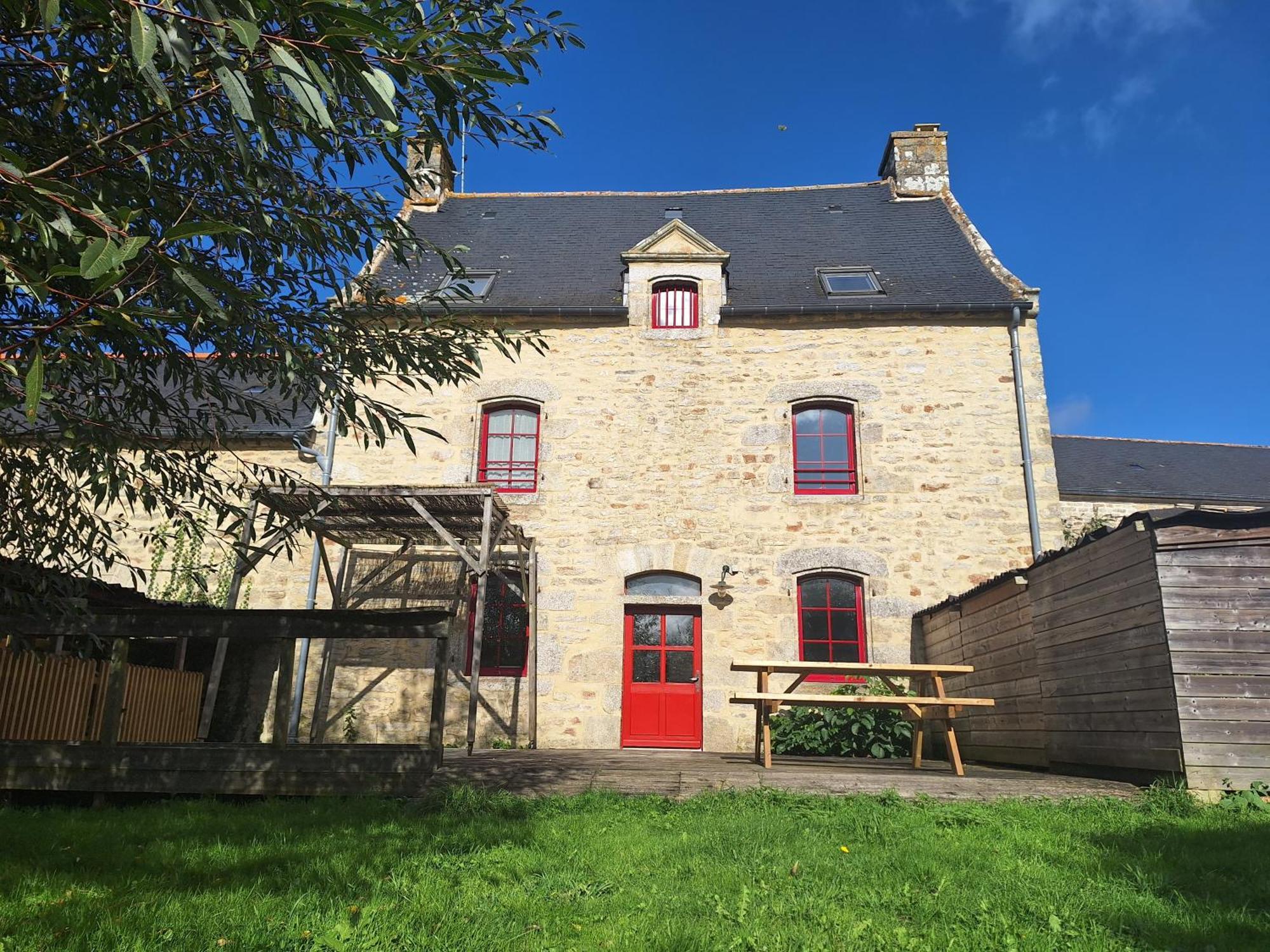 Domaine De Bobehec - Gite De Groupe, Chambres & Salle - 23 Personnes - Morbihan Proche Vannes Et Plages La Vraie-Croix Ngoại thất bức ảnh