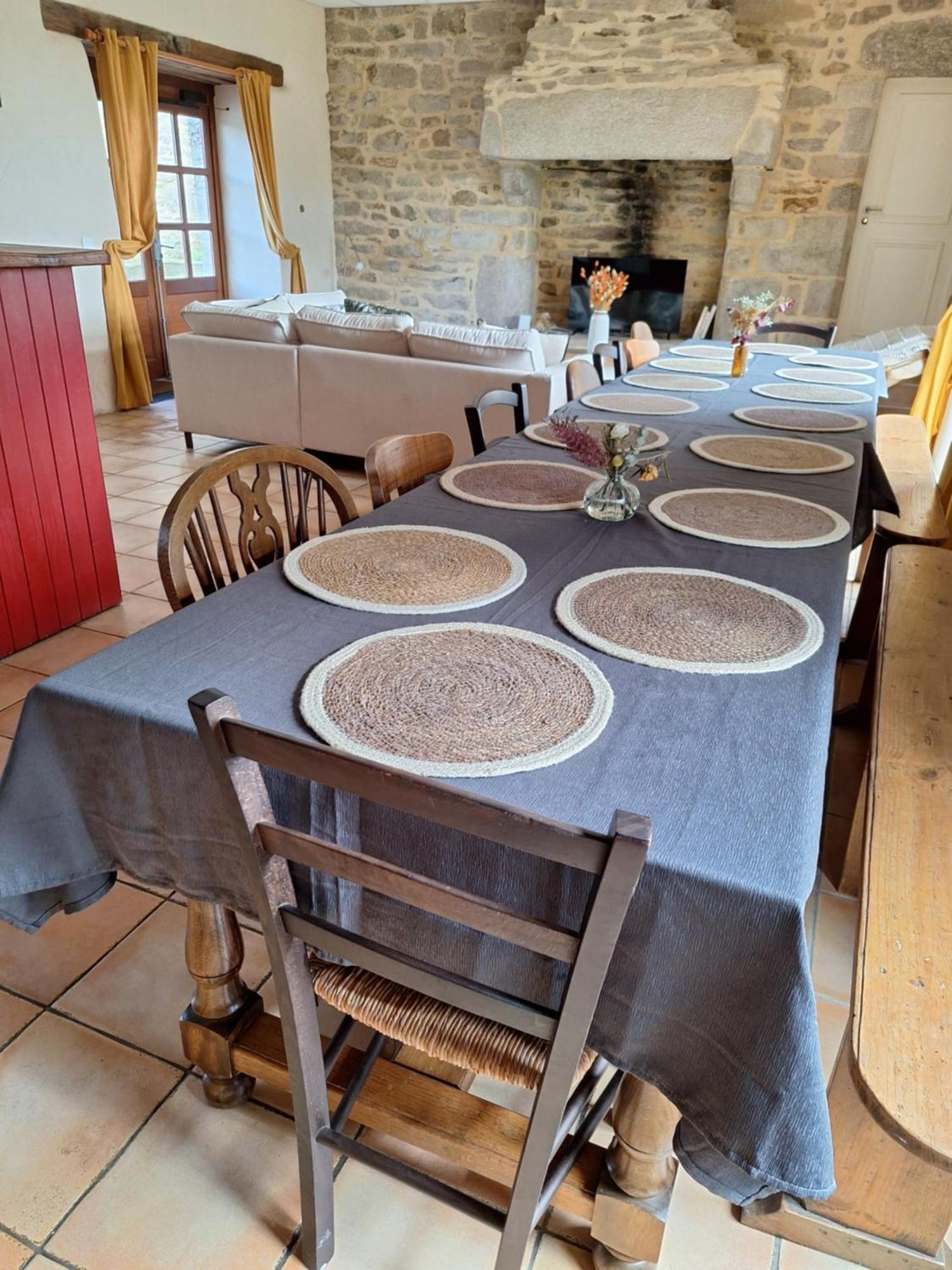 Domaine De Bobehec - Gite De Groupe, Chambres & Salle - 23 Personnes - Morbihan Proche Vannes Et Plages La Vraie-Croix Ngoại thất bức ảnh